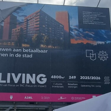 Start van de bouw van TAC Living Eindhoven